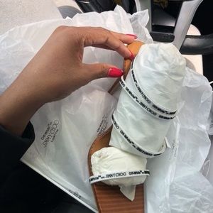 Jimmy choo and off white heel